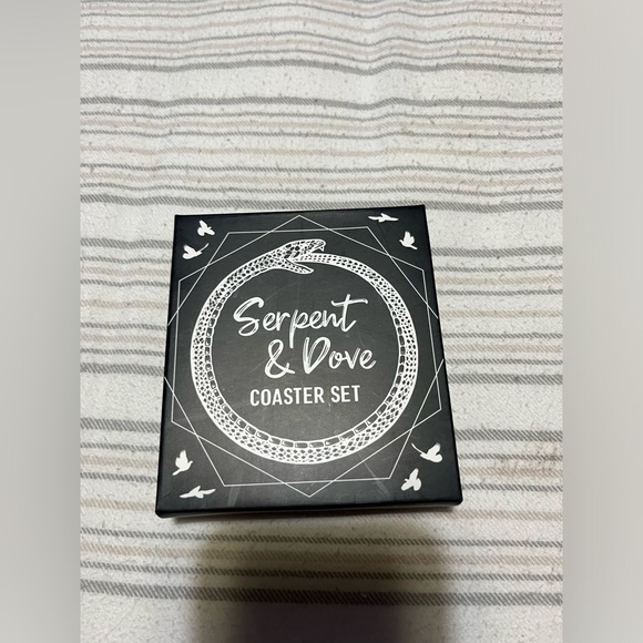 Serpent and Dove Coaster Set - Picture 1 of 4